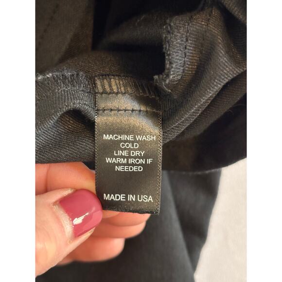 Betabrand Black Mini A-Line Skirt for Work - Picture 6 of 10